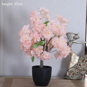 Vrai coffre de haute qualité 25cm fleur arbre <span class=keywords><strong>petit</strong></span> <span class=keywords><strong>cerisier</strong></span> sur la table - Product Image 2