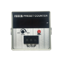 Compteur numérique Hc-31p avec sortie relais 1~999, affichage 3 chiffres, DIN 72x72, en plastique, neuf, original, automatisation industrielle