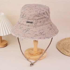<span class=keywords><strong>HyunA</strong></span> femmes japonais rétro pêcheur chapeau effiloché bord Style coréen seau chapeau de soleil pour printemps été voyage unisexe seau chapeau - Product Image 4