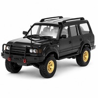 Véhicule tout-terrain RC à l'échelle 1:10, SUV télécommandé 2,4G, jouet avec batterie rechargeable, métal, utilisation intérieure-extérieure, accessoires