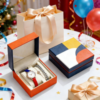 Boîtes rigides en carton de qualité supérieure avec impression de logo personnalisé, gaufrage, recyclables, emballage intelligent pour bijoux et montres