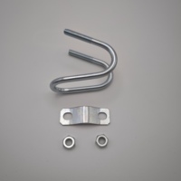 Hot Dipped Galvanized U-Bolt Square Base Plate Carbon Steel Fastener Solar PV Rack Greenhouse Agriculture Construction Junjiu