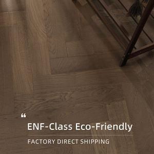 Parquet en bois de chêne moderne en chevrons, couleur naturelle, ENF, écologique, antidérapant, système de chauffage par le sol, résistant à l'usure - Product Image 2