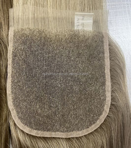 공장 도매 레이스 토퍼 5x5 유럽 처녀 인모 사전 컬러 메쉬 통합 폐쇄 - Product Image 3