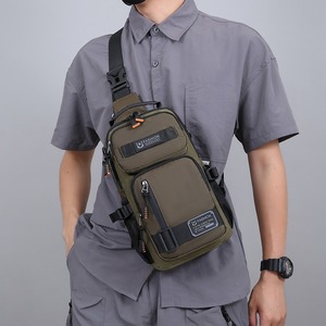 Bolso de Pecho Oxford Impermeable para <span class=keywords><strong>Hombre</strong></span> ZWY350 con Logotipo Personalizable, Bolso <span class=keywords><strong>Bandolera</strong></span> de un Solo Hombro para Uso Diario, Bolso de Viaje Deportivo para Exteriores al por Mayor - Product Image 2