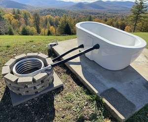 Kit de chauffage à eau pour bain froid en polyéthylène, avec serpentin en acier inoxydable, pour bain à remous autonome DIY hors réseau - Product Image 2