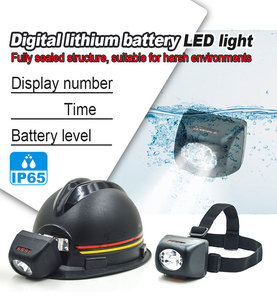 Factory Direct Sales <strong>High</strong> Quality Cordless Mining Led Digital Miner <strong>Headlamp</strong> Underground Mining Helmet Lamp - Product Image 6