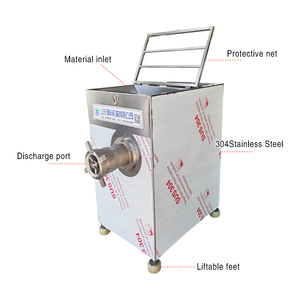 Hachoir à viande électrique commercial |   Hachoir à viande industriel en acier inoxydable 304 avec embout pour saucisses |   500 kg/h pour <span class=keywords><strong>boucherie</strong></span> - Product Image 2