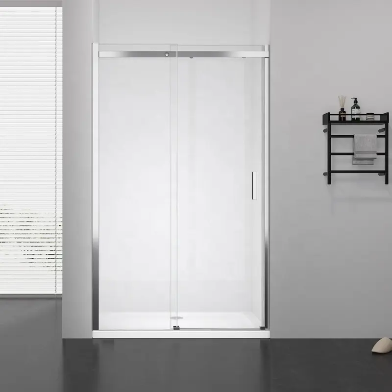 Puertas deslizantes de cristal para baño, accesorio de ducha de alta gama, Europeo, superventas