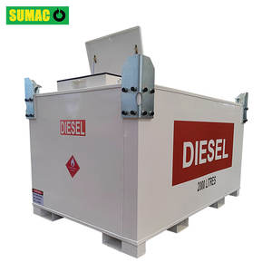 خزان وقود 500 جالون فوق الأرض محمول للنقل متنقل خزان ديزل وبنزين لإعادة تعبئة الشاحنات - Product Image 3