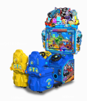 Simulateur de conduite d'arcade de course automobile Riteng 32 pouces LCD Machine de jeu de course adaptée aux enfants