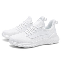 Chaussures de sport décontractées à plateforme à lacets pour couple, respirantes en maille, amortissantes, antidérapantes, design intemporel, pour hommes - Meilleures ventes