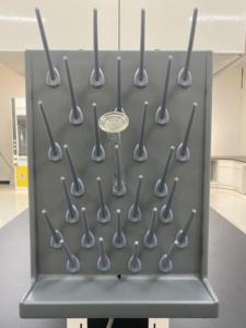 Laboratorium Meubilair Accessoires Side Bench Pp Pegboard Droog Rek Druppelen Rek - Product Image 3