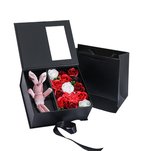 Коробки OMT Square из переработанных материалов для букетов из роз, жесткие коробки для цветочных композиций и подарков - Product Image 4