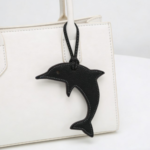 Colgante de verano para bolso, adorno de piel sintética con forma de delfín, decoración para cartera - Product Image 5