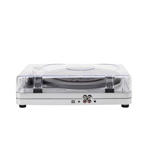 Vente en gros de tourne-disque <span class=keywords><strong>vinyle</strong></span> minimaliste avec couvercle anti-poussière transparent, tourne-disque 33/45/78 tours, enregistrement USB en option - Product Image 3