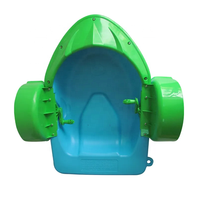 Bateau gonflable à manivelle double rame en PE épaissi, écologique pour piscines, assurant une navigation stable et un équilibre optimal.