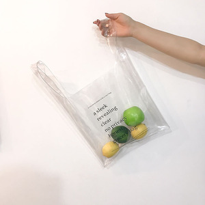 Customized Printed Tote Fashion Transparent PVC <strong>Clear</strong> Makeup Bag <strong>Handbags</strong> - Product Image 3