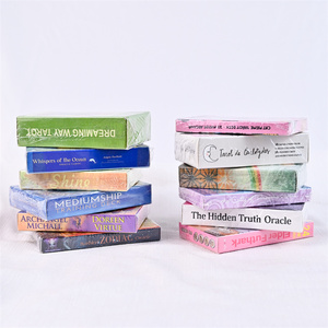 Envío Exprés, <span class=keywords><strong>Cartas</strong></span> del <span class=keywords><strong>Tarot</strong></span> al por Mayor, Guía para Principiantes, Símbolos de Adivinación del Futuro, Juego de <span class=keywords><strong>Cartas</strong></span> de Cristal para Fiestas - Product Image 4