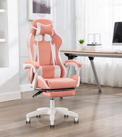 Vente en gros OEM Chaise de jeu ergonomique hauteur réglable en cuir Racing inclinable pivotant Silla Gamer