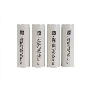 بطارية ليثيوم أيون INR21700 P42A 4200mah الجزيئة الأصلية قابلة لإعادة الشحن معدل تفريغ عالي جزيء خلية P42A