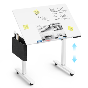 3-in-1 Multi-Purpose Desk, Electric Standing Desk,Drafting <strong>Table</strong>, Dry-Erase Whiteboard - Product Image 2