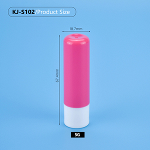 재고 있음 도매 화장품 포장 립밤 용기 4g 5g 다채로운 플라스틱 립스틱 튜브 - Product Image 3