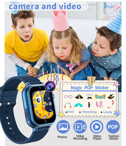 32 Eğlenceli Oyunlu Çocuk Akıllı Saati Erkek Kızlar İçin, 100 Öğrenme Kartlı Kameralı Çocuk Akıllı Saati 3-12 Yaş Çocuklar İçin - Product Image 6