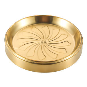 2024 nouveau plat plat en acier inoxydable isolé épais buffet plateau pour barbecue assiettes accessoires de cuisine <span class=keywords><strong>assiette</strong></span> à pâtes - Product Image 5