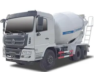 6X4 10 cubic meters mini diesel cement concrete mixer truck with pump for sale price mixer cement machine price