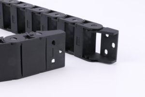 Cadena portacables de nailon de plástico totalmente cerrada Serie 25, flexible, para herramientas, sin ruido - Product Image 6