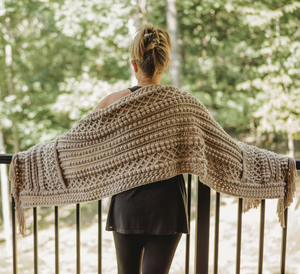 الكروشيه البوهيمي جيب وشاح الكروشيه جيب شال - Product Image 5