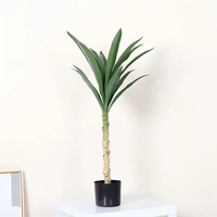 Grand arbre artificiel hautement réaliste en pot, plante d'intérieur pour la décoration d'angle de salon et l'aménagement paysager domestique