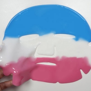 Masque en gelée hydrogel à la vitamine C, masque en feuille <span class=keywords><strong>Aquagel</strong></span> arc-en-ciel, éclaircissant, hydratant, raffermissant, à l'acide hyaluronique, végétalien, soin coréen OEM ODM - Product Image 3