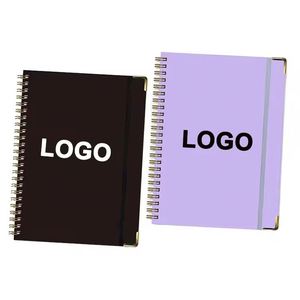 Custom 2025 <b>A5</b> Black Spiral Weekly Wellness Goal <b>Diary</b> Journal Planner Notebook With Gift Box Set - Product Image 6