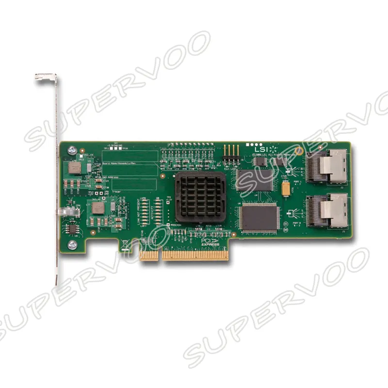LSI SAS 3081E-R 3Gb SAS 1068e 8-Puerto 2xSFF-8087 PCIe Internal RAID tarjeta controlador RAID-se