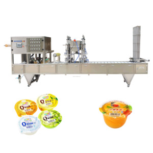 中国高生产率全自动果冻液体果汁杯灌装封口包装机供应商 - Product Image 1