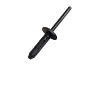Rivets en nylon PA6 en forme d'éventail pour tableau de bord automobile, fixation pour panneau d'instrument et garnitures en plastique