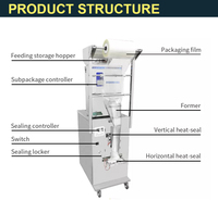 Machine d'emballage automatique multifonctionnelle pour bâtonnets de sucre, poudre de café, poudre alimentaire, granulés