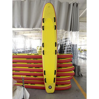 Planche de sauvetage gonflable OEM/ODM, planche de paddle gonflable, planche de surf, planche longue pour sauveteur