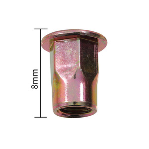 Tuerca Remachable Automática M6 8mm para Reparación y Reemplazo de Fijaciones Metálicas - Product Image 1