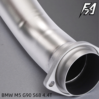 Système d'échappement Cat-back haute performance en acier inoxydable 304 pour BMW M5 G90 S68 4.4T 2025