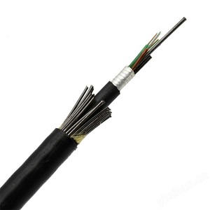 <span class=keywords><strong>Cable</strong></span> de <span class=keywords><strong>Fibra</strong></span> Óptica <span class=keywords><strong>Submarino</strong></span> Jiqian de 24/48 Núcleos, Blindado con Alambres de Acero para Entierro Directo, para Exteriores, GYTA33/GYFTY33, con Cubierta de PE/HDPE - Product Image 1