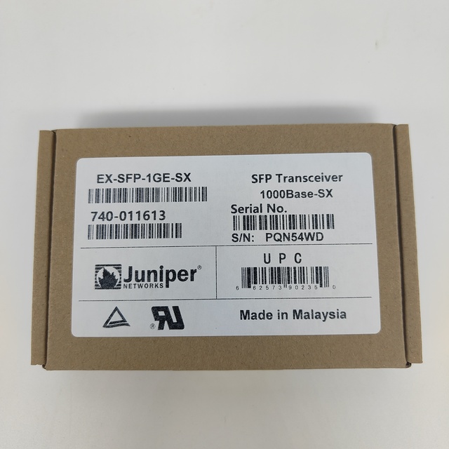 Junipe EX-SFP-1GE-SX 1G SFP Short-Range Multi-Mode Optical Transceiver Module