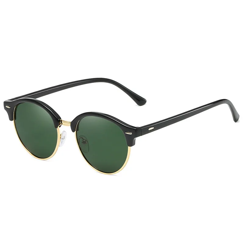 Unisex Trending Zonnebril 2024 Sunglass Lenzen Gepolariseerde Zonnebril Heren Hoge Kwaliteit Tac Polaried Lenzen Wenkbrauw Lijn Frame Tinten