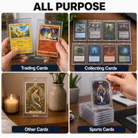 Porte-cartes magnétique ultra-fin 35PT, étui de collection TCG en acrylique robuste JIN OU