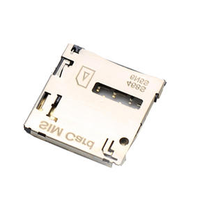 Micro <span class=keywords><strong>Sim</strong></span> Nữ Nối 4 Pin Push-Đẩy SUS Loại C USB 6P Pin Khe Cắm Thẻ Chủ Cho PCB Đẩy H1.27 Dip1.4mm Ổ Cắm - Product Image 2