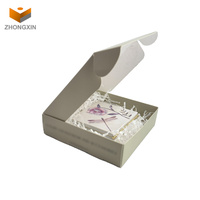 Bon prix boîte d'expédition en carton recyclable à impression personnalisée boîte de papier artisanale pliante pour l'emballage des cadeaux