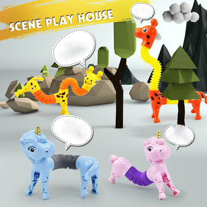 Nouveauté, jouets anti-stress en silicone en forme d'animaux, tubes à presser, jouets sensoriels pour les enfants de 5 à 7 ans, unisexe - Product Image 4