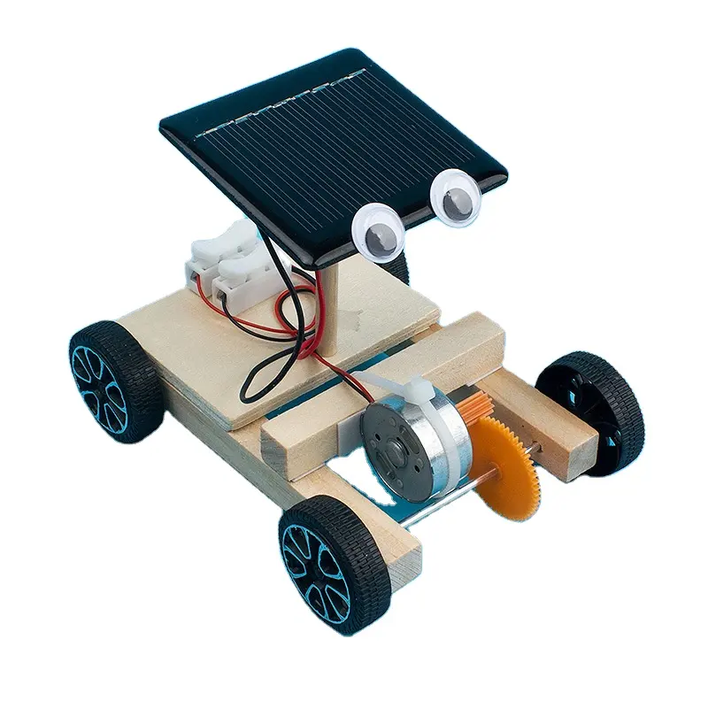 Solar Toy Car Model Physics Experiment Sets for Kids Assembly DIY Educational Kit STEM Science Toys